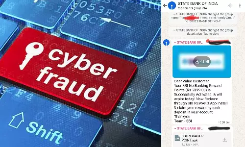 വാട്സ് ആപ്പ് ​ഗ്രൂപ്പുകളിൽ എസ്ബിഐ ബാങ്കിൻ്റെ പേരിൽ സന്ദേശം; നമ്പറുകൾ ഹാക്ക് ചെയ്ത് വൻ തട്ടിപ്പ്
