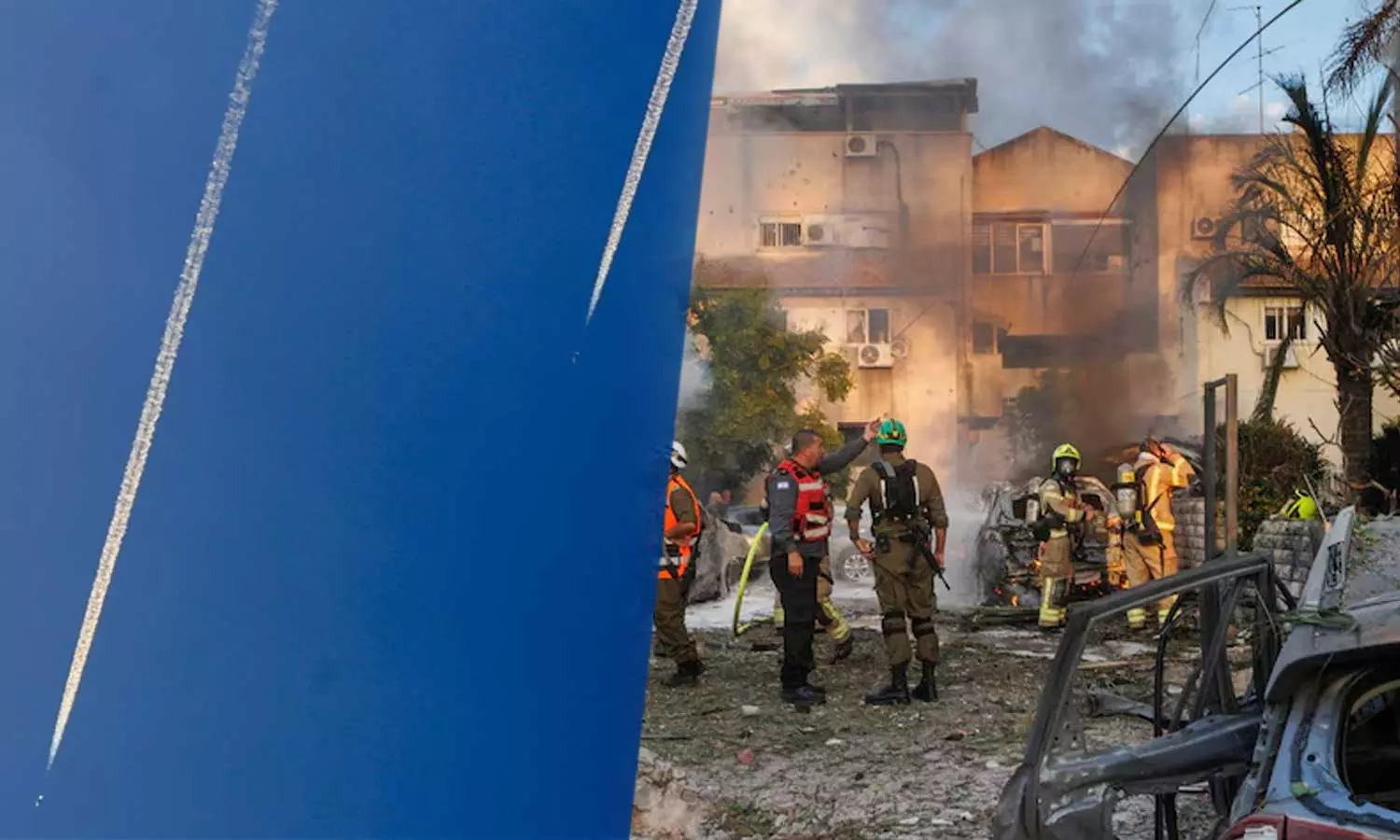 Hezbollah launches rocket attack on Israeli military complex in Haifa they Announces Emergency Hezbollah launches rocket attack on Israeli military complex in Haifa they Announces Emergency