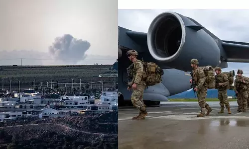 ലബനാനിൽ വ്യോമാക്രമണം തുടർന്ന് ഇസ്രായേൽ, തിരിച്ചടിച്ച് ഹിസ്ബുല്ല; കൂടുതൽ സൈന്യത്തെ അയക്കാൻ അമേരിക്ക