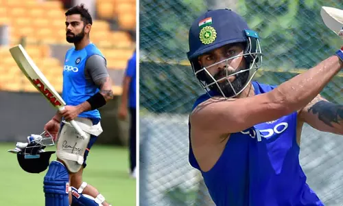 Kohli stumbles in front of Bumrah in the nets; He got out four times