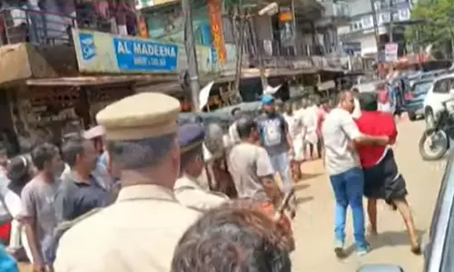 പാലക്കാട് മാധ്യമപ്രവർത്തകരെ മർദിച്ച സംഭവം; രണ്ട് പേർ കസ്റ്റഡിയിൽ