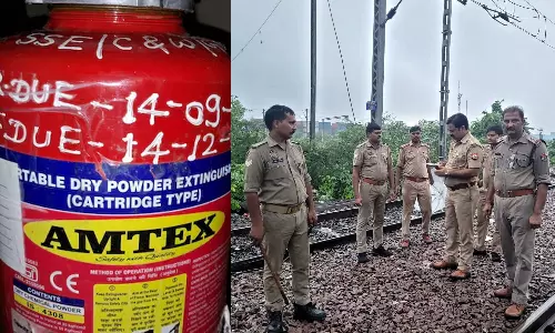 കാൺപൂരിൽ റെയിൽവേ ട്രാക്കിൽ വീണ്ടും സംശയാസ്പദമായ വസ്തു
