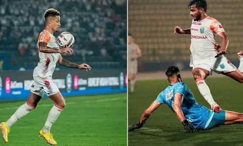 Northeast Block for Blasters; Luna on the field as a substitute