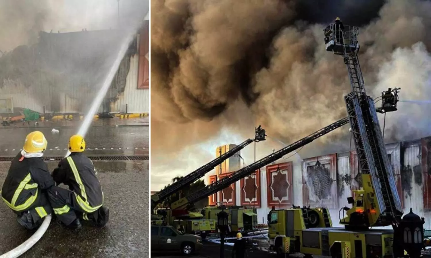 ജിദ്ദയിൽ തീപിടുത്തം; രണ്ട് സിവിൽ ഡിഫൻസ് ഉദ്യോഗസ്ഥർ മരിച്ചു