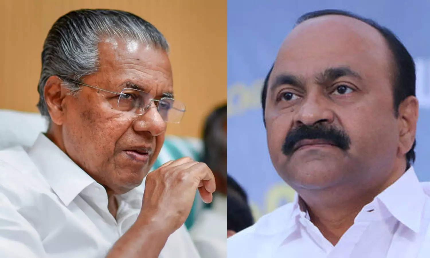 Pinarayi Vijayan- V.D Satheesan Pinarayi Vijayan- V.D Satheesan