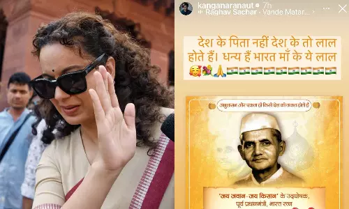Kangana Ranaut sparks row with post downplaying Mahatma Gandhis role