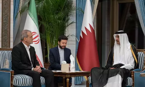 ഇറാൻ യുദ്ധം ആഗ്രഹിക്കുന്നില്ലെന്ന് പ്രസിഡന്റ് മസൂദ് പെസഷ്കിയാൻ ഇറാൻ യുദ്ധം ആഗ്രഹിക്കുന്നില്ലെന്ന് പ്രസിഡന്റ് മസൂദ് പെസഷ്കിയാൻ