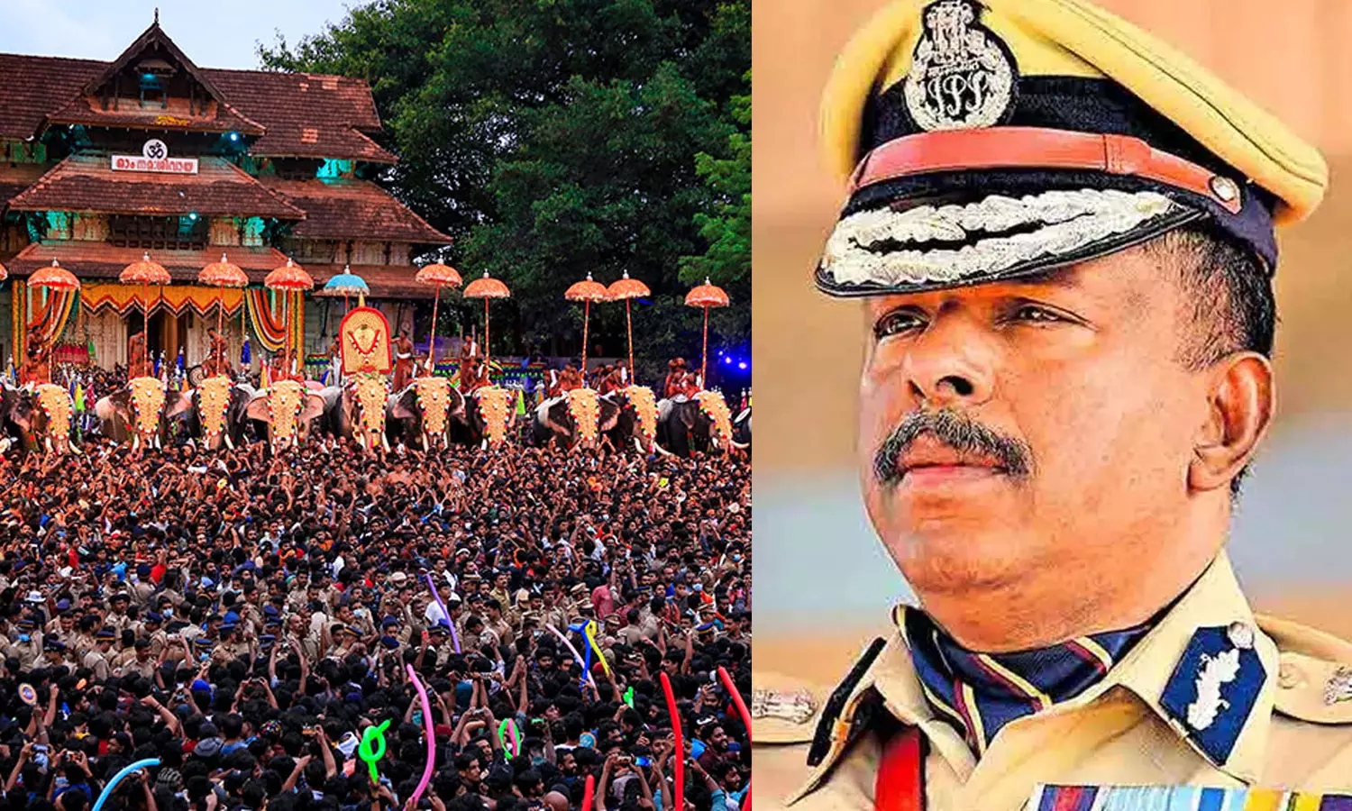 Pooram Disruption; The ADGP was trapped by the DGPs report