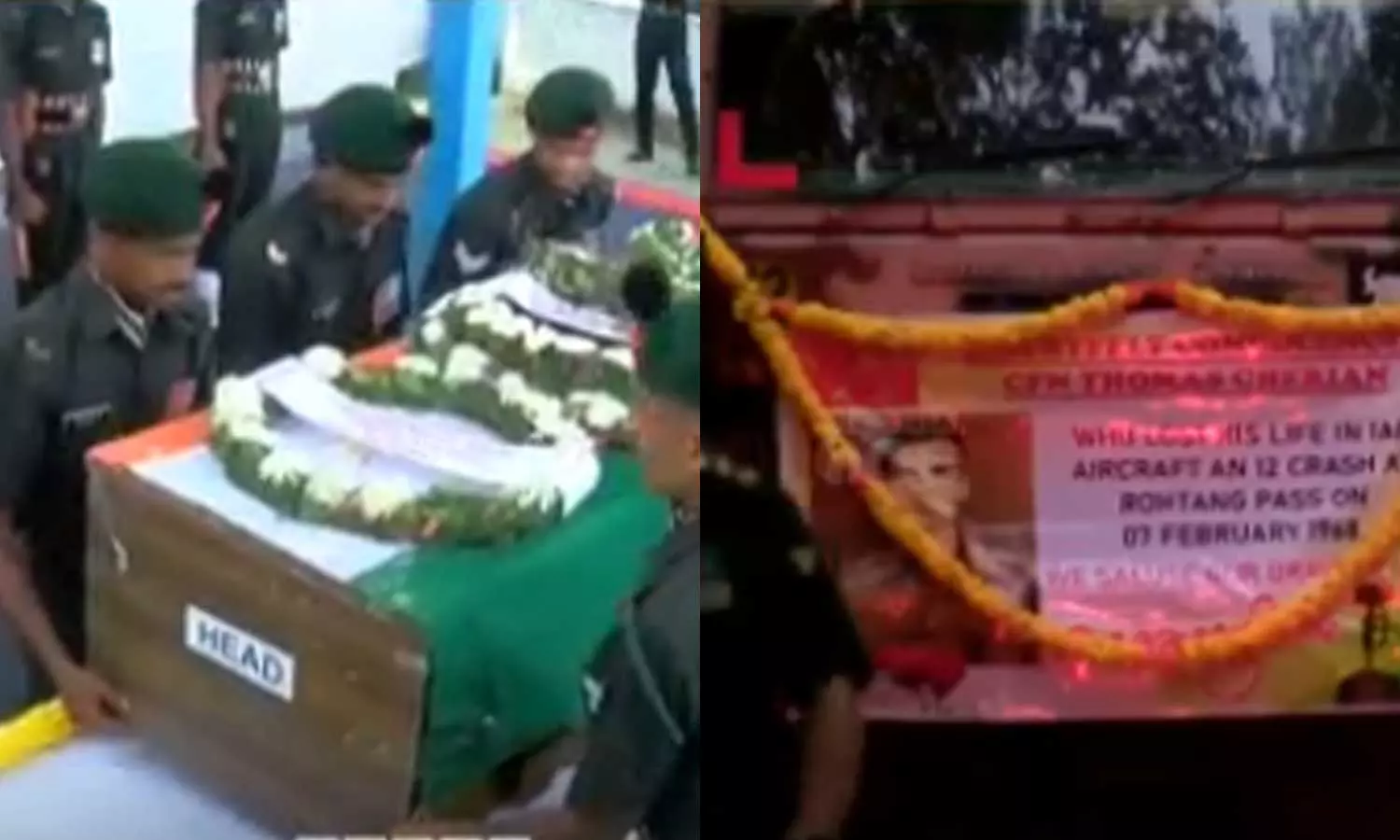 വിമാനാപകടം; ലേ ലഡാക്കിൽ 56 വർഷം മുമ്പ്‌ മരിച്ച മലയാളി സൈനികന്റെ സംസ്കാരം ഇന്ന്; മൃതദേഹം ജന്മനാട്ടിലേക്ക്