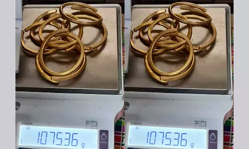 1075.37 grams of gold seized at Nedumbassery airport