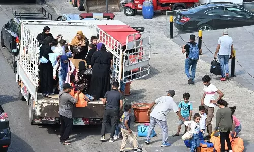 ലെബനാനിലെ 26 പട്ടണങ്ങളില്‍നിന്ന് സിവിലിയന്മാര്‍ അടിയന്തരമായി ഒഴിഞ്ഞു പോകണമെന്ന് ഇസ്രായേല്‍