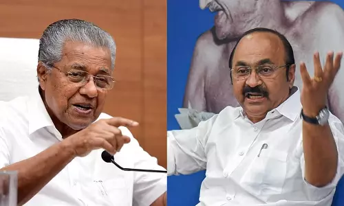 Pinarayi Vijayan becomes Modi; Leader of Opposition against Chief Minister on the dissolution of the House, latest news malayalam, പിണറായി വിജയൻ മോദിയാകുന്നു; സഭ പിരിഞ്ഞതിൽ മുഖ്യമന്ത്രിക്കെതിരെ പ്രതിപക്ഷ നേതാവ് Pinarayi Vijayan becomes Modi; Leader of Opposition against Chief Minister on the dissolution of the House, latest news malayalam, പിണറായി വിജയൻ മോദിയാകുന്നു; സഭ പിരിഞ്ഞതിൽ മുഖ്യമന്ത്രിക്കെതിരെ പ്രതിപക്ഷ നേതാവ്