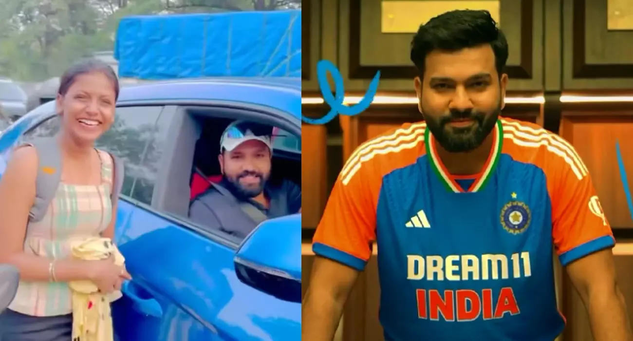 Rohit stopped his car in the middle of the road and wished his fan a happy birthday; The video went viral