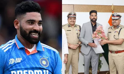 Indian Pacer Mohammed Siraj Takes Charge As DSP At Telangana Police