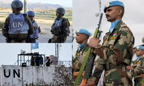 Israel Attacked UN peacekeeping Force in southern Lebanon town 900 Indian troops there