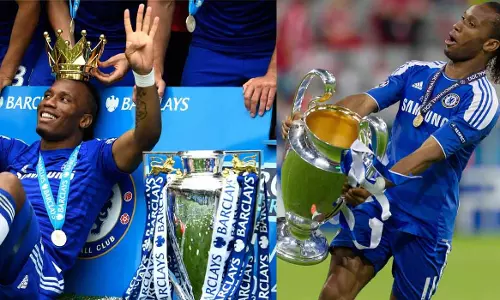 Didier Drogba; A striker who came from Africa and ruled England