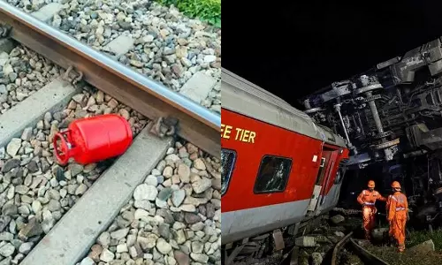 LPG cylinder found on railway track in Roorkee in another train derailment bid