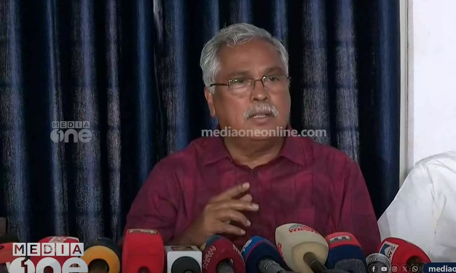 Binoy Viswam press meet Binoy Viswam press meet