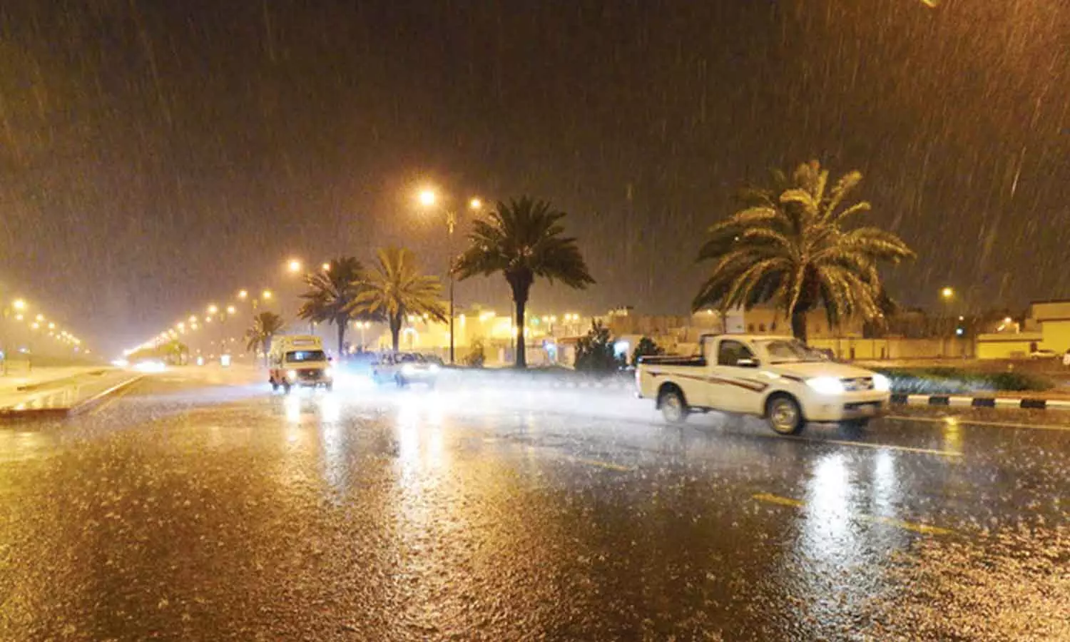 Rain continues in various parts of Saudi Arabia