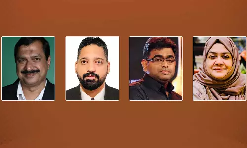 Hasan Cheruppa, Ishaq Poondoli and Jaleel Kannamangalam are GGI leaders