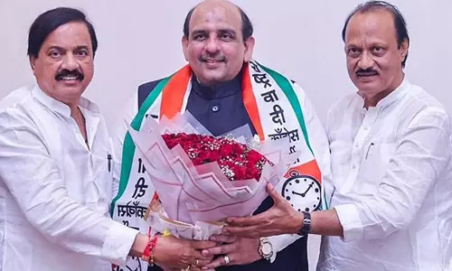 കോൺഗ്രസിന് തിരിച്ചടി; മഹാരാഷ്ട്ര കോൺഗ്രസ് ജനറൽ സെക്രട്ടറി അജിത് പവാറിന്‍റെ എൻസിപിയിൽ
