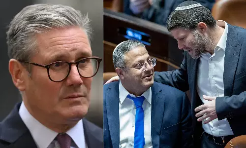 Prime Minister Keir Starmer says the UK is weighing sanctions on Israels Finance Minister Bezalel Smotrich and National Security Minister Itamar Ben-Gvir