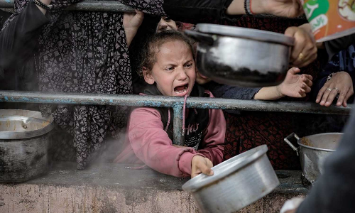 Almost everyone in Gaza going hungry Says WHO Almost everyone in Gaza going hungry Says WHO