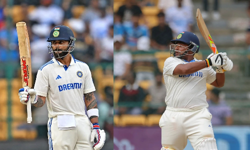 പൊരുതാനുറച്ച് ഇന്ത്യ; രണ്ടാം ഇന്നിങ്സിൽ മൂന്ന് അർധ സെഞ്ച്വറികൾ പൊരുതാനുറച്ച് ഇന്ത്യ; രണ്ടാം ഇന്നിങ്സിൽ മൂന്ന് അർധ സെഞ്ച്വറികൾ