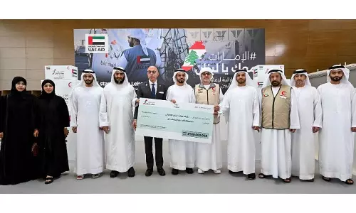 ലബനാനു വേണ്ടി കൈകോർത്ത് ഷാർജ; 250 ടൺ സഹായവസ്തുക്കൾ ശേഖരിച്ചു