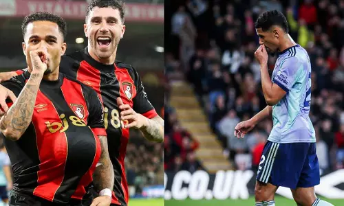 Salibak red card, Bournemouth shock for Arsenal;  First defeat of the season 2-0