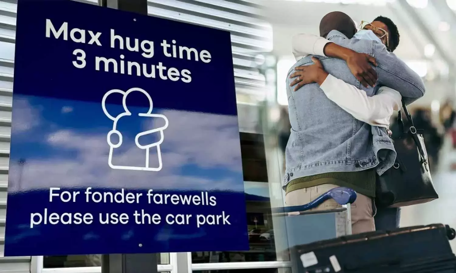 New Zealand Airport introduces time limit on hugs