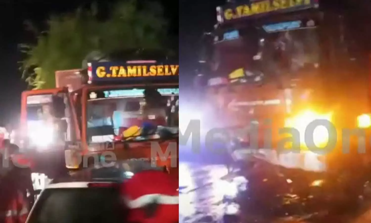 പാലക്കാട് വാഹ​നാപകടം; കാറും ലോറിയും കൂട്ടിയിടിച്ച് അഞ്ച് മരണം