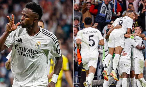 hat-trick for Vinicius; Royal 5-2 bounced back from where they fell