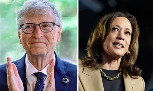 bill gates and kamala harris
