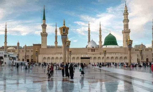 Beautification continues in the city of Madinah Beautification continues in the city of Madinah