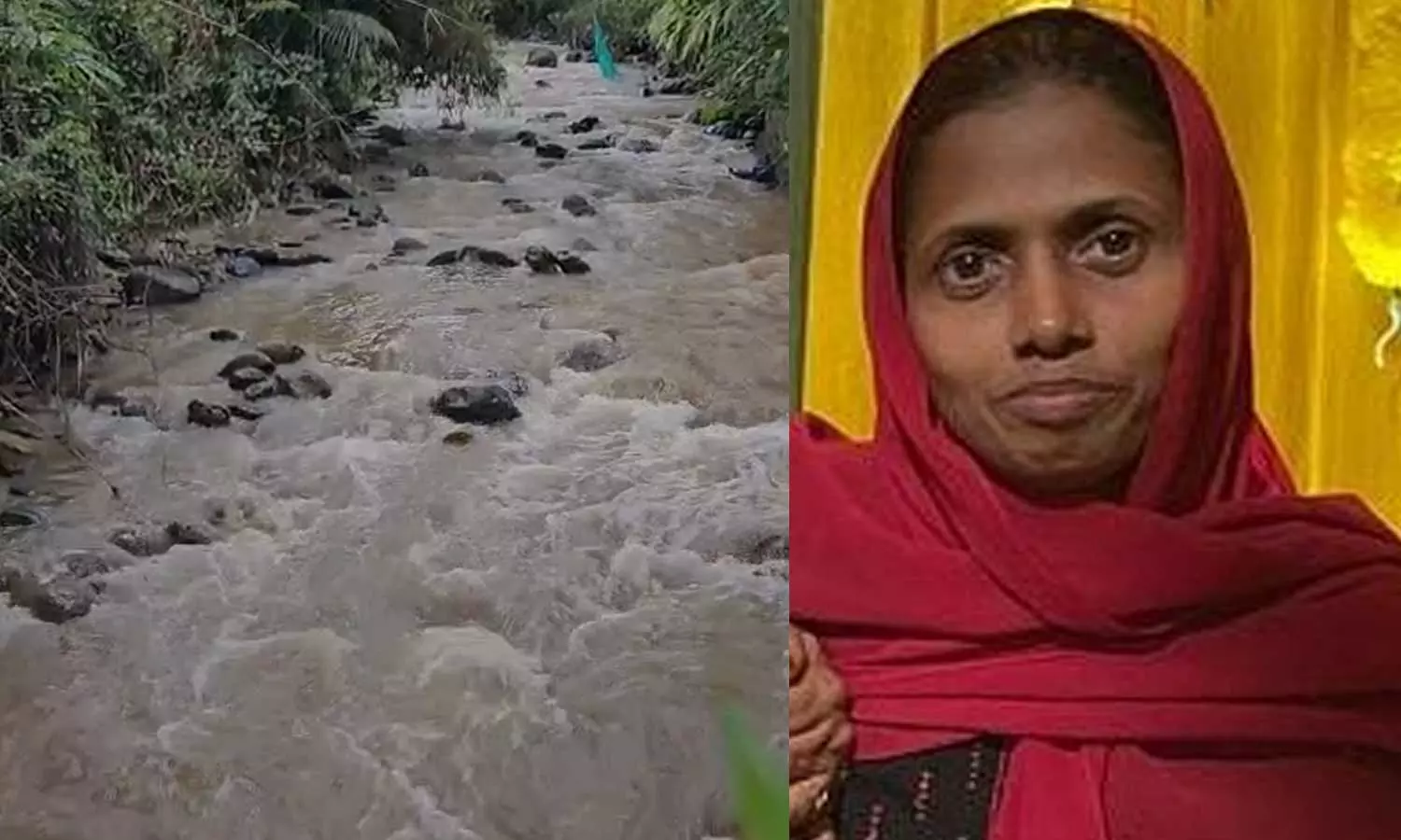 തോട്ടില്‍ അലക്കുന്നതിനിടെ മലവെള്ളപ്പാച്ചില്‍; കോഴിക്കോട് അടിവാരത്ത് ഒഴുക്കില്‍പെട്ട് യുവതി മരിച്ചു