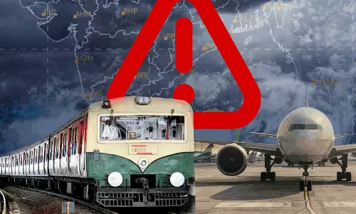 ദാന ചുഴലിക്കാറ്റ്; 350 ​ലേറെ ട്രെയിനുകൾ റദ്ദാക്കി, വിമാന സർവീസുകളും മുടങ്ങും