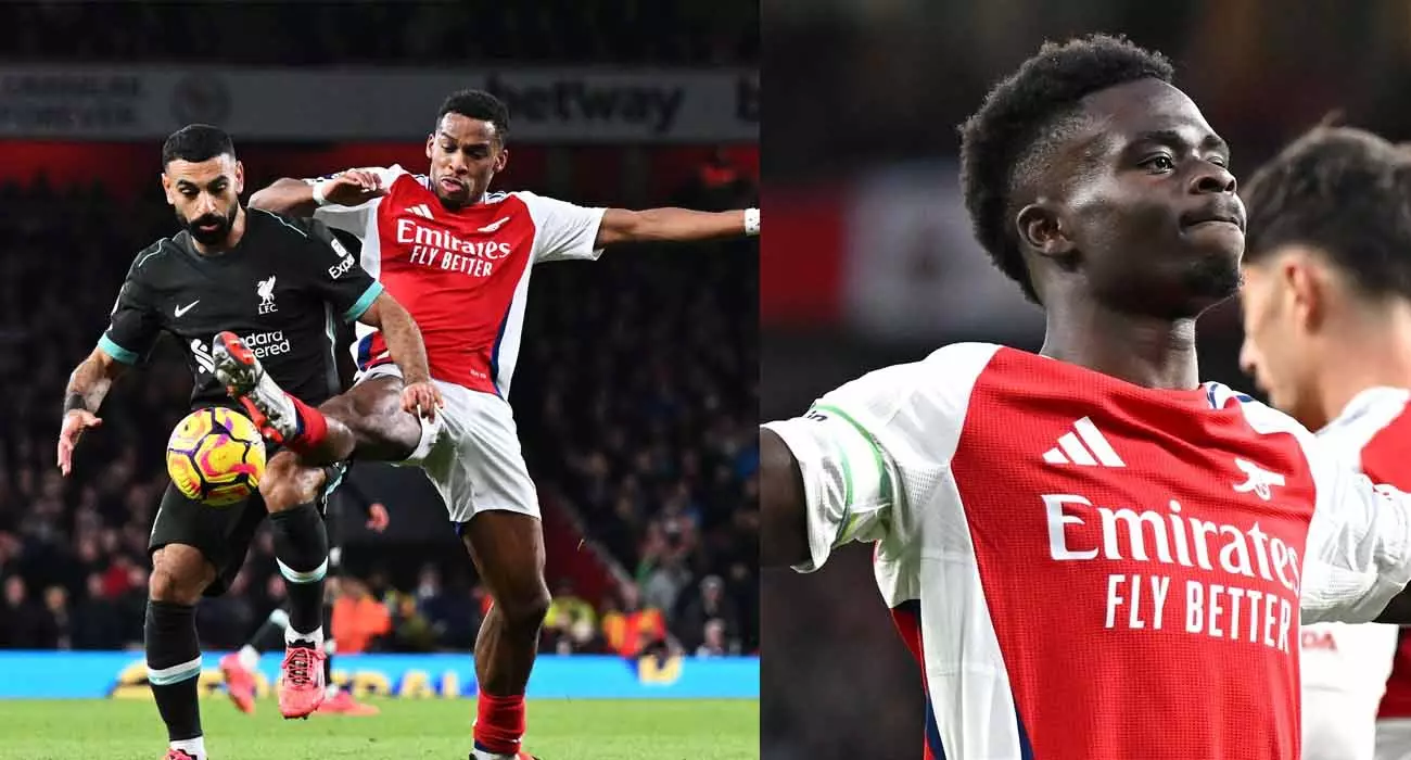 Arsenal-Liverpool thrilling draw in Premier League; 2-2