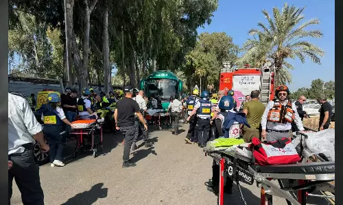 ഇസ്രായേലിൽ ഭീകരാക്രമണമെന്ന് സംശയം; ഐഡിഎഫ് പരിശീലന കേന്ദ്രത്തിന് സമീപം ട്രക്ക് ഇടിച്ചുകയറി 50 ലേറെ പേർക്ക്