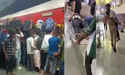 ദീപാവലി അവധി; ട്രെയിനില്‍കേറാന്‍ നെട്ടോട്ടം, ബാന്ദ്രയില്‍ ഒമ്പത് പേര്‍ക്ക് പരിക്ക്