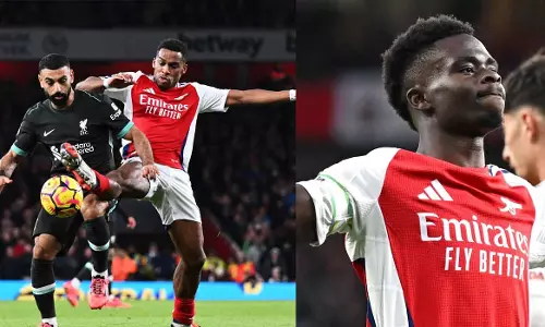 Arsenal-Liverpool thrilling draw in Premier League; 2-2