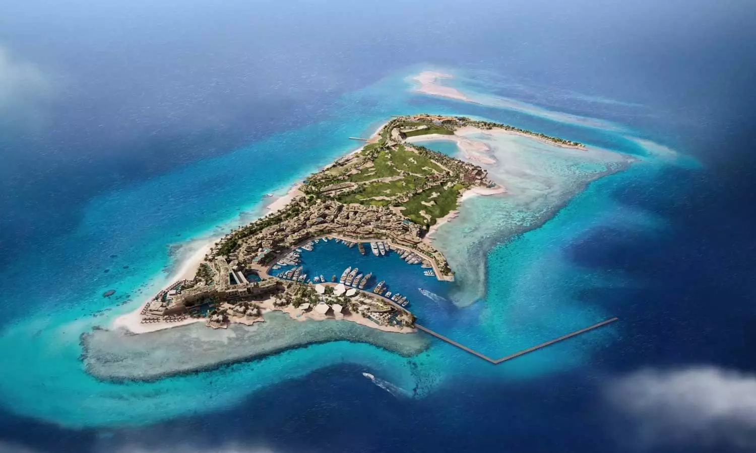 നിയോമിലെ പദ്ധതികൾ ജനങ്ങളിലേക്ക്; ആഡംബര ദ്വീപായ സിന്ദാല ടൂറിസ്റ്റുകൾക്കായി തുറന്നു