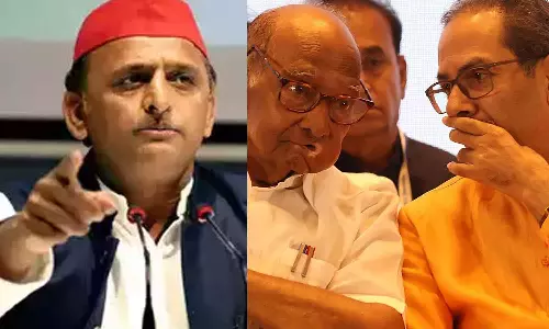 മഹാരാഷ്ട്രയെ ബിജെപി തകർത്തു, ചതിയന്മാരായ അവരുടെ സഖ്യകക്ഷിളെ തോൽപിക്കണം: മഹായുതിക്കെതിരെ തന്ത്രം വേണമെന്ന് എസ്പി