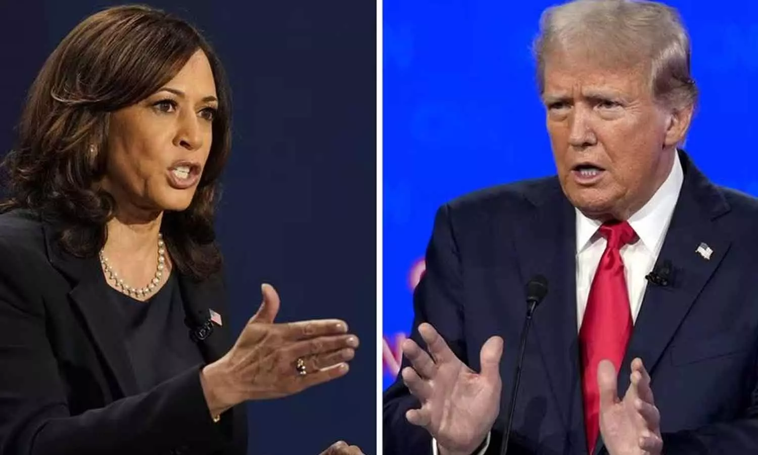 kamala harris and donald trump