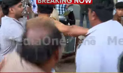 Clashes during the election campaign Cheruthuruthi