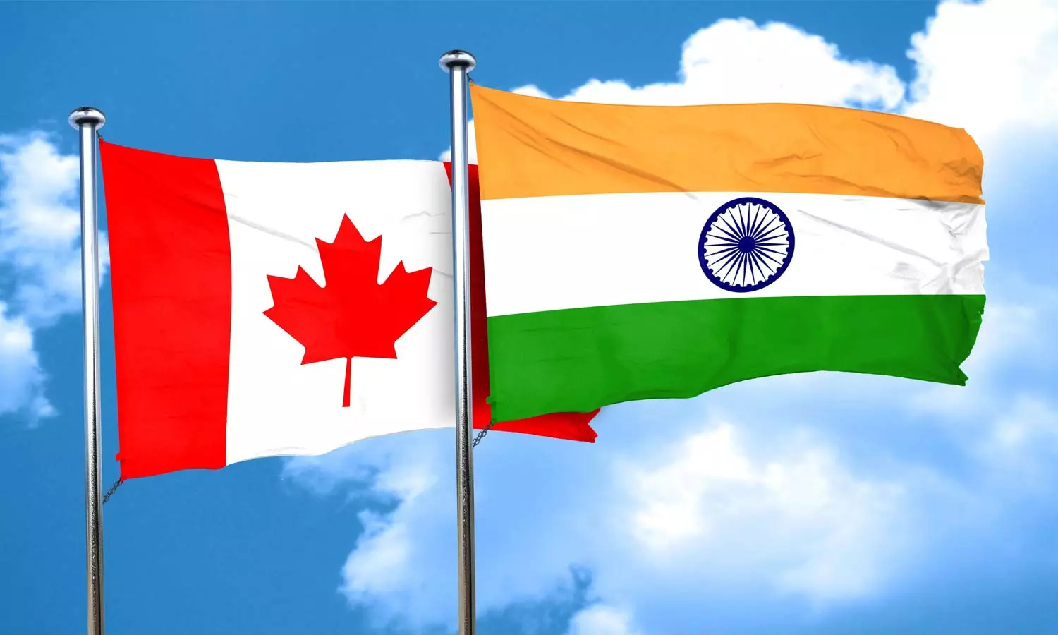 india and canada flag india and canada flag