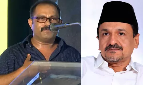 Muslim League leader KM Shaji against Samastha leader Mukkam Umar Faizys remarks against Panakkad Sadiqali Shihab Thangal
