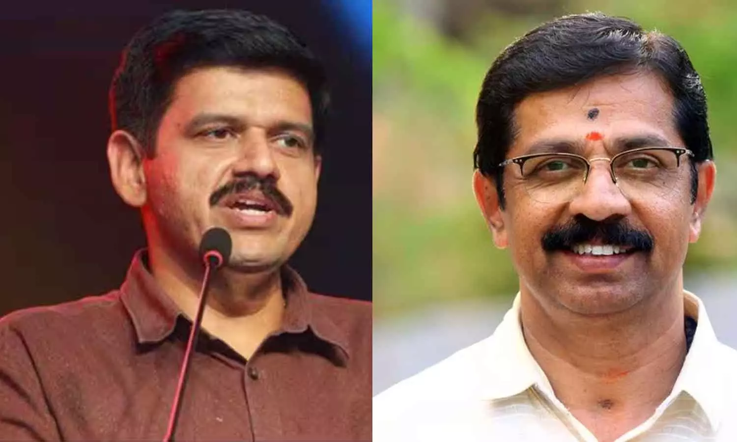 Sandeep Warrier against BJP Candidate Sandeep Warrier against BJP Candidate