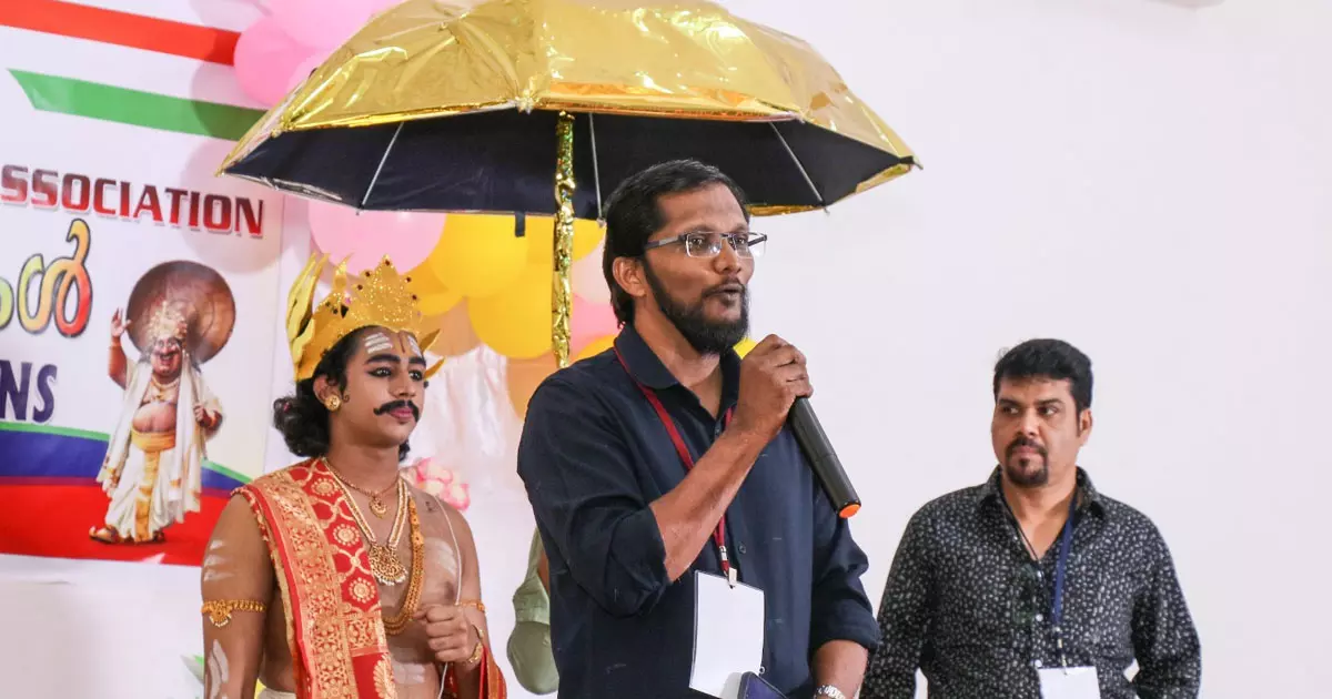 Tisa celebrated Onam and Kerala Piravi