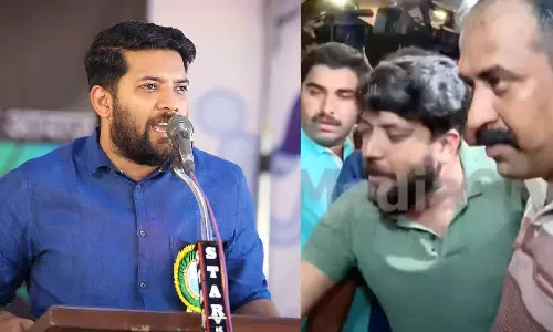 shafi parambil response on palakkad raid